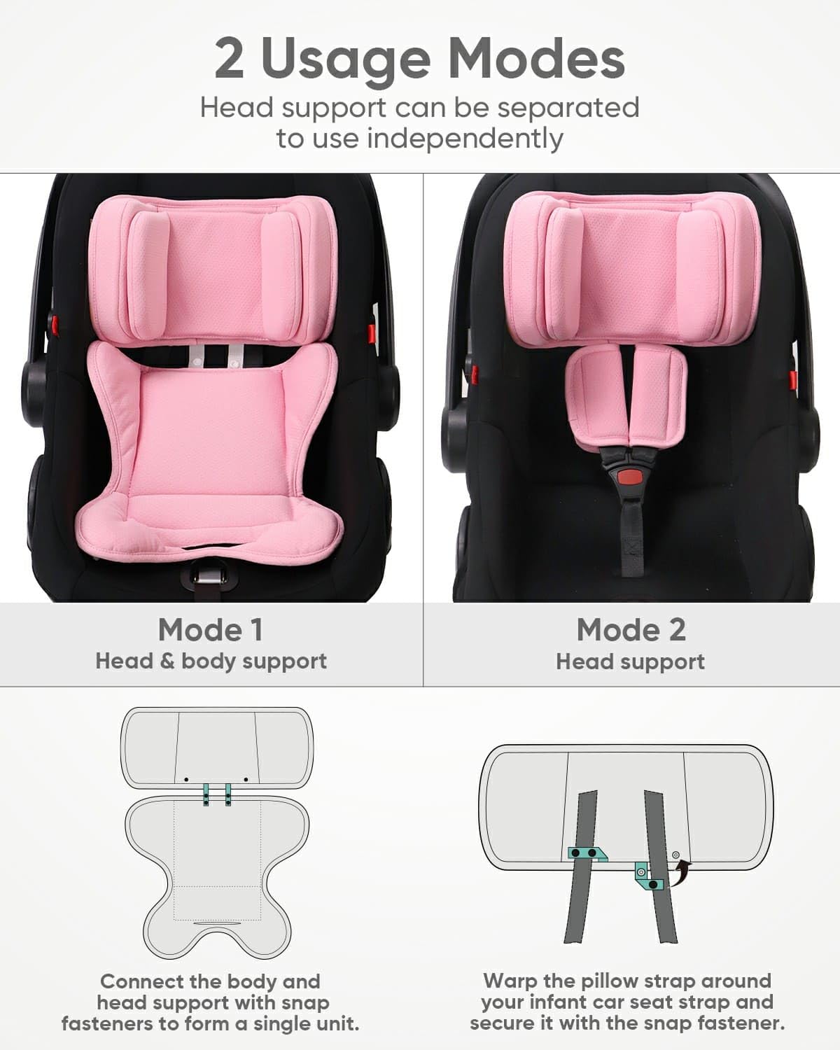 Pink Infant Car Seat Insert L51598