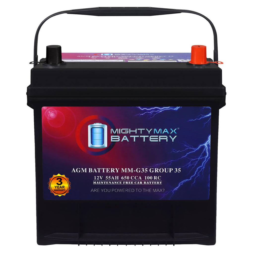 12V 55Ah AGM 650 CCA Battery B1468