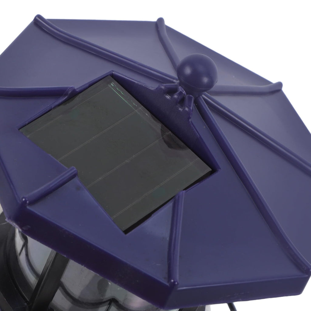Solar Rotating Lighthouse Light Outdoor Waterproof Garden Decor Z174565