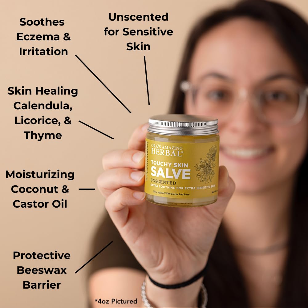 Natural Moisturizing Unscented Calendula Skin Salve, 1 oz 2 Pack W899087
