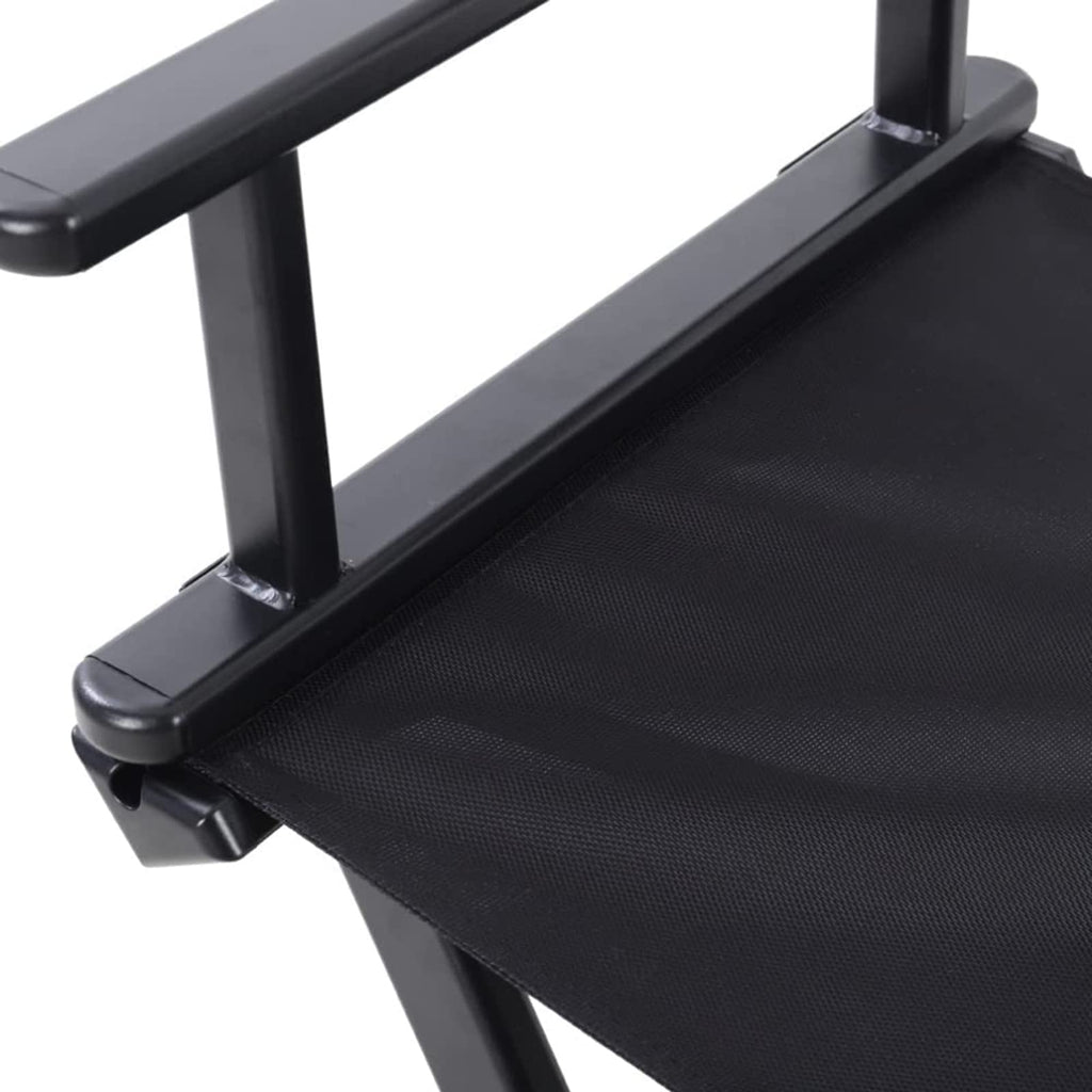 31 Inch Tall Aluminum Director Chair with Headrest and Footrest G677136