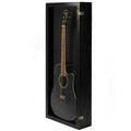 Acoustic Guitar Display Case Wall Mount Black V838