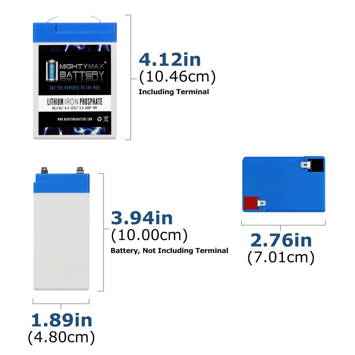 6V 4.5AH Lithium Replacement Battery K8445
