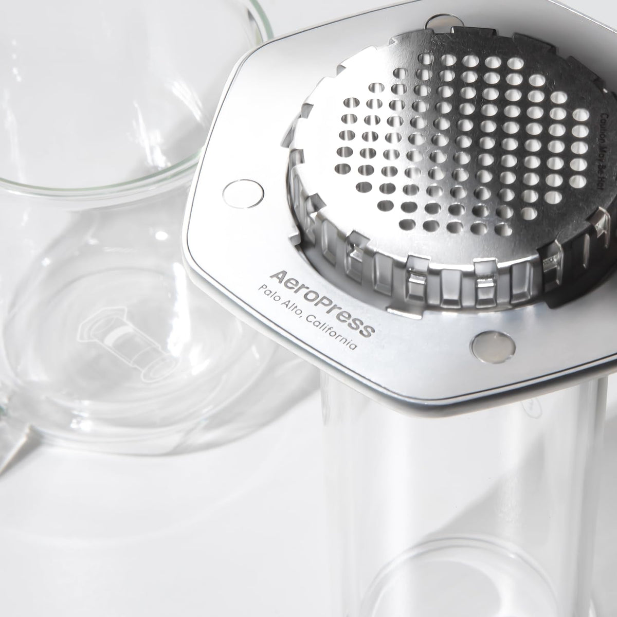 Premium Glass Stainless Steel Coffee Press I32635