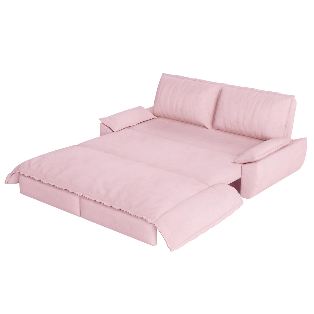 Queen Size Velvet Sleeper Sofa Bed J718