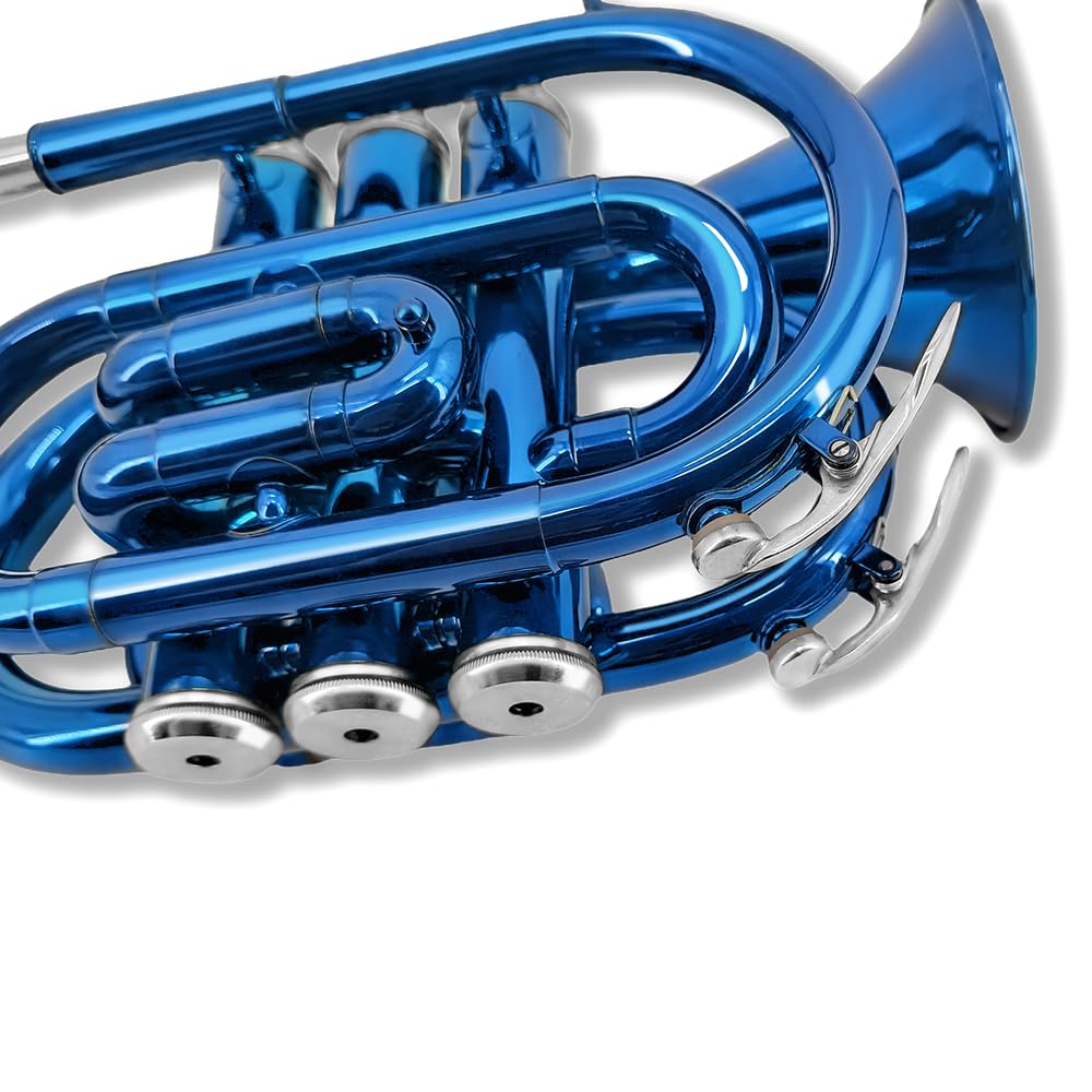 Bb Pocket Trumpet with 7C Mouthpiece and Hard Case A586262