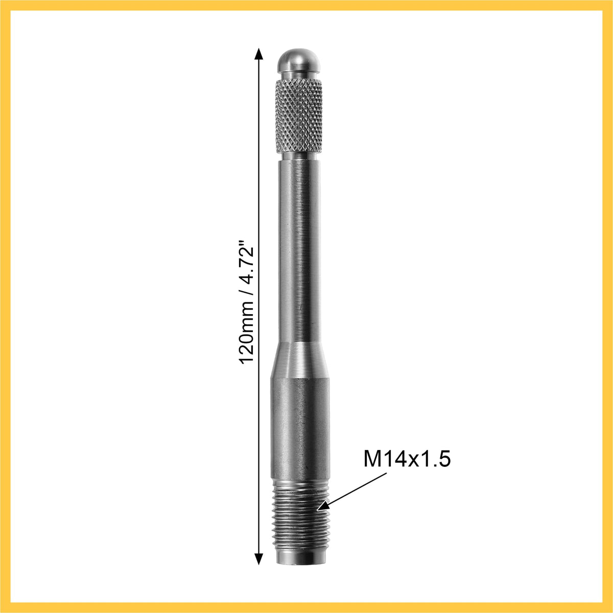 M14x1.5 Wheel Alignment Pin Pack of 1 Silver Tone J3005