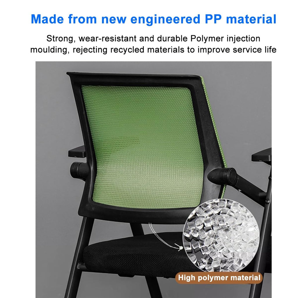Foldable Mesh Office Chair with Writing Board C22569