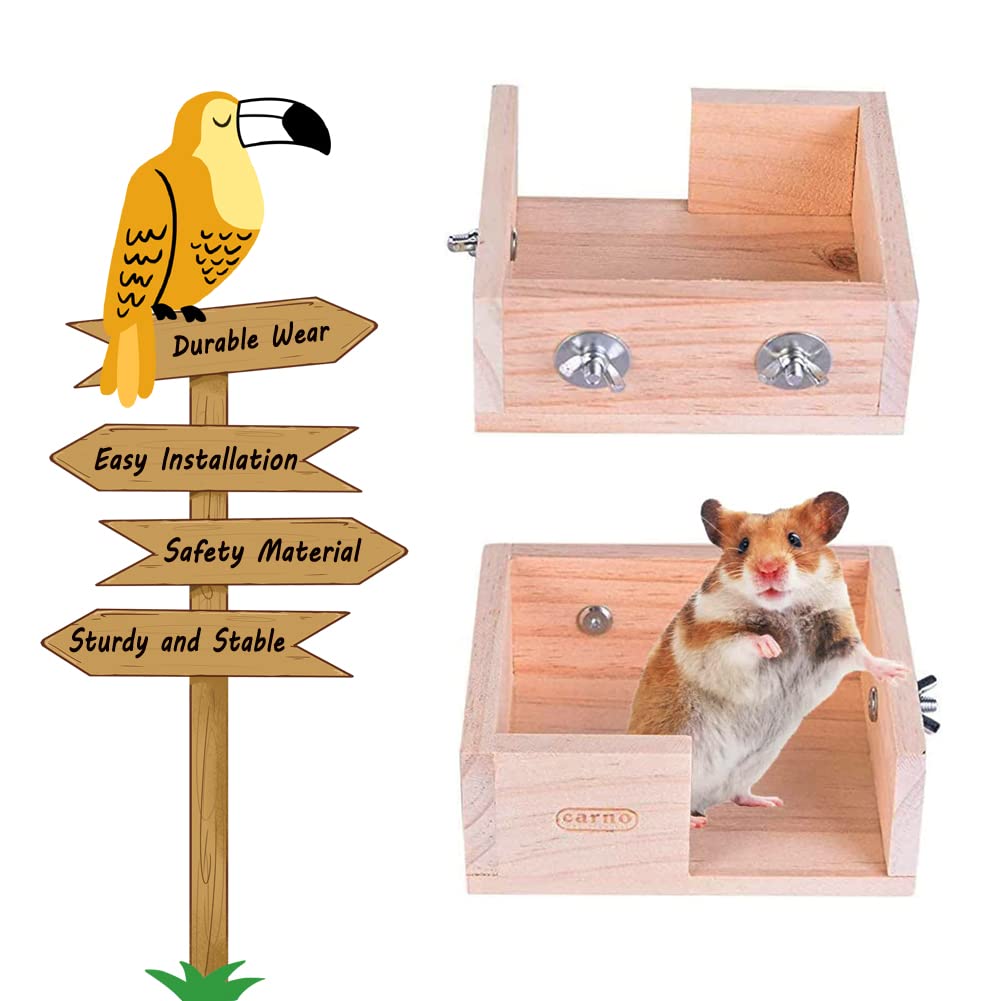 Wooden Hamster Platform Cage Accessories Z679872