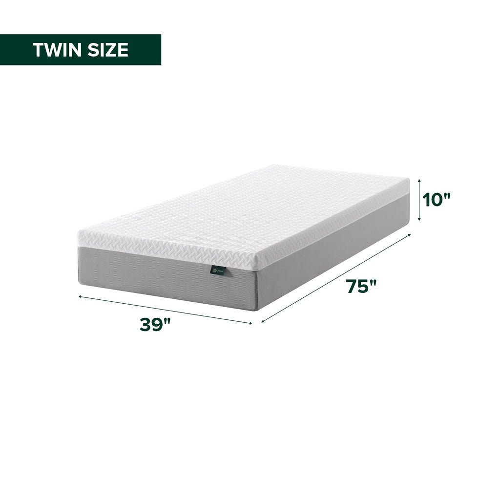 10 Inch Twin Memory Foam Mattress O1086