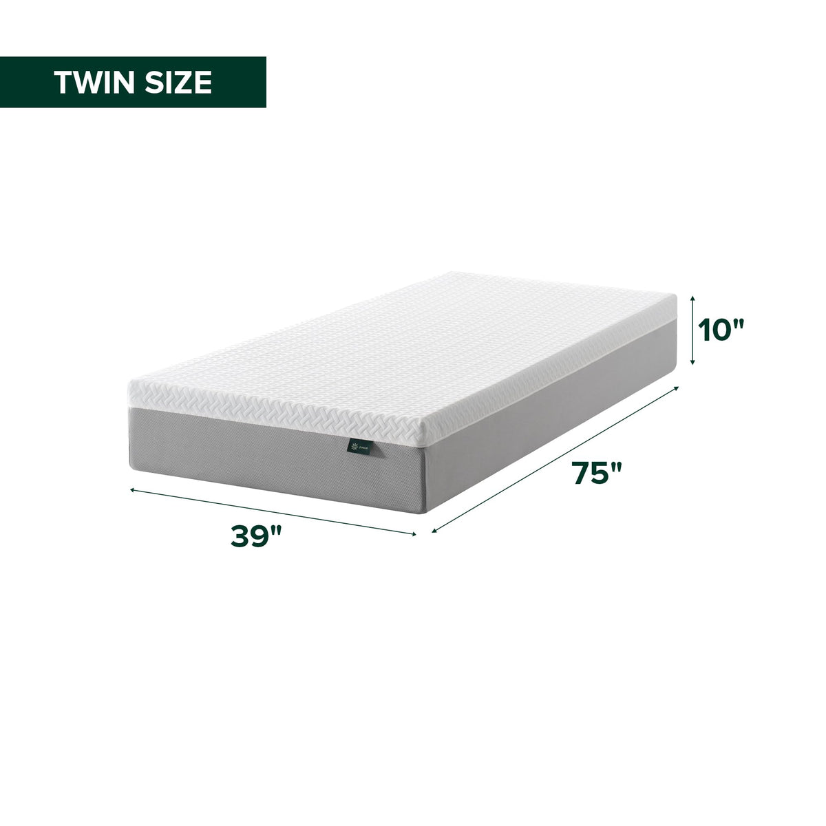 10 Inch Twin Memory Foam Mattress O1086