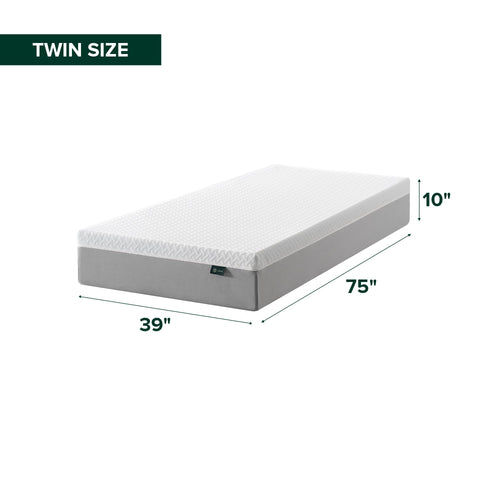 10 Inch Twin Memory Foam Mattress O1086