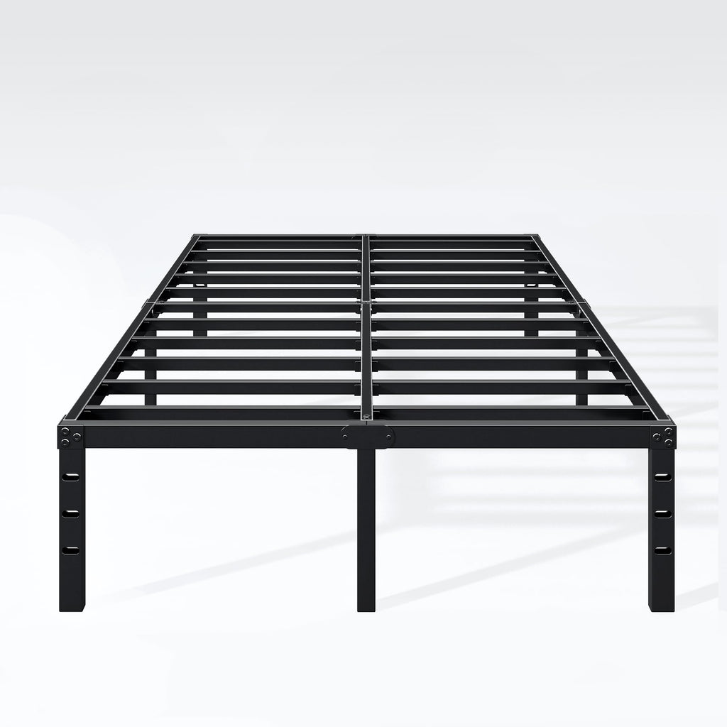 18 Inch Full Bed Frame with Under Bed Storage, Black M355