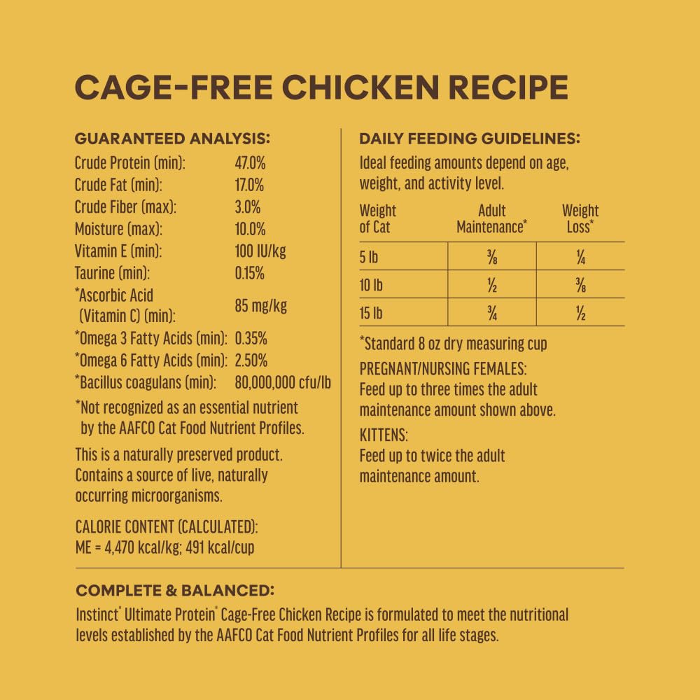 Chicken Dry Cat Food 4 lb. Bag Q40874