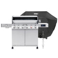 6+1 Burner Propane Gas Grill with Cover and Rotisserie Kit O981464