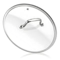 11 IN Glass Lid with Stainless Steel Handle A916872