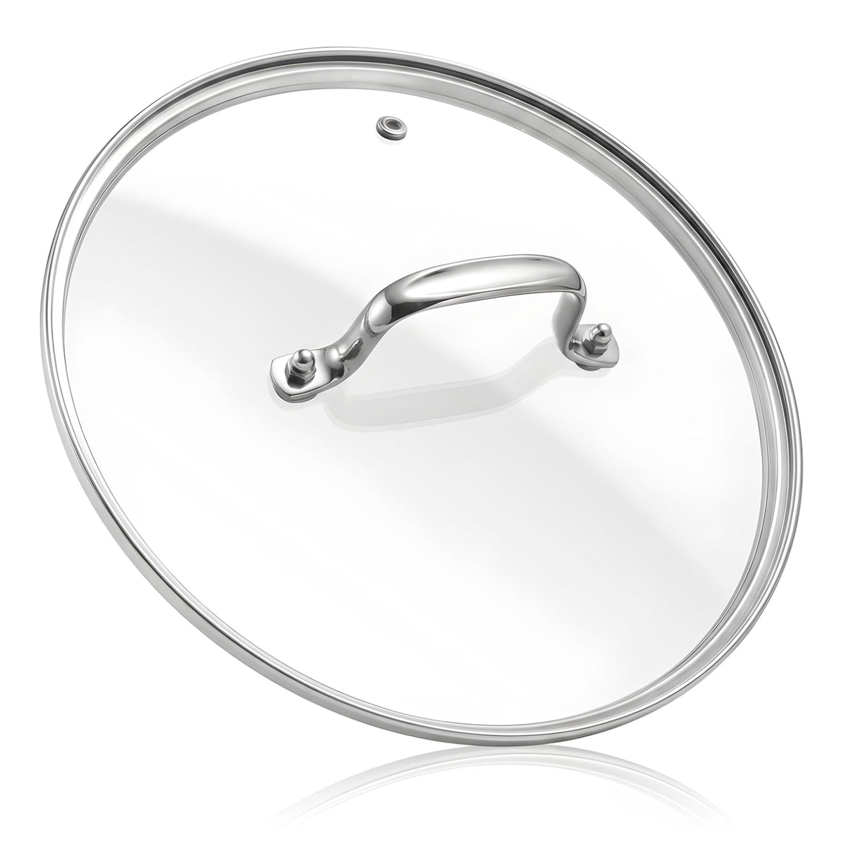 11 IN Glass Lid with Stainless Steel Handle A916872