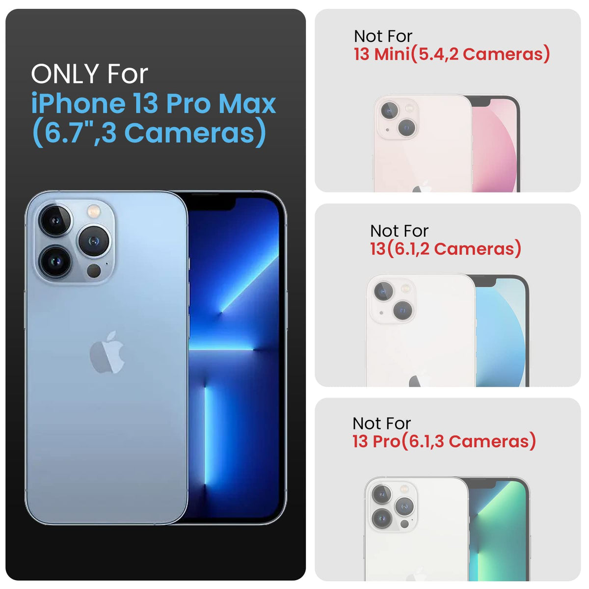 Light Blue iPhone 13 Pro Max Case S871