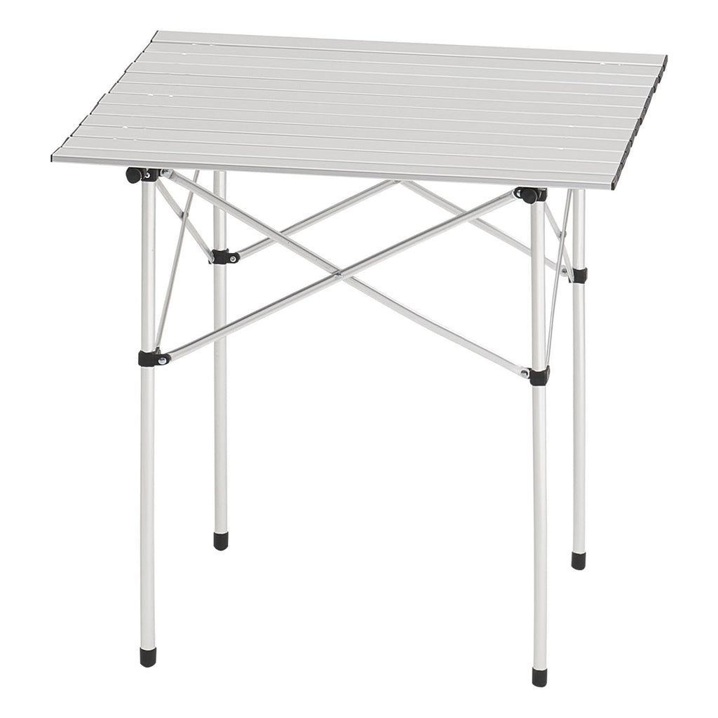 Folding Camping Table 28 inch Silver E2361