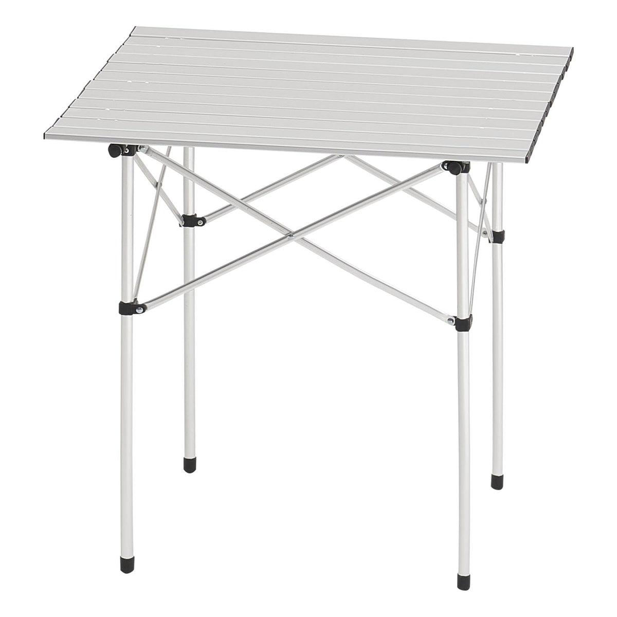 Folding Camping Table 28 inch Silver E2361