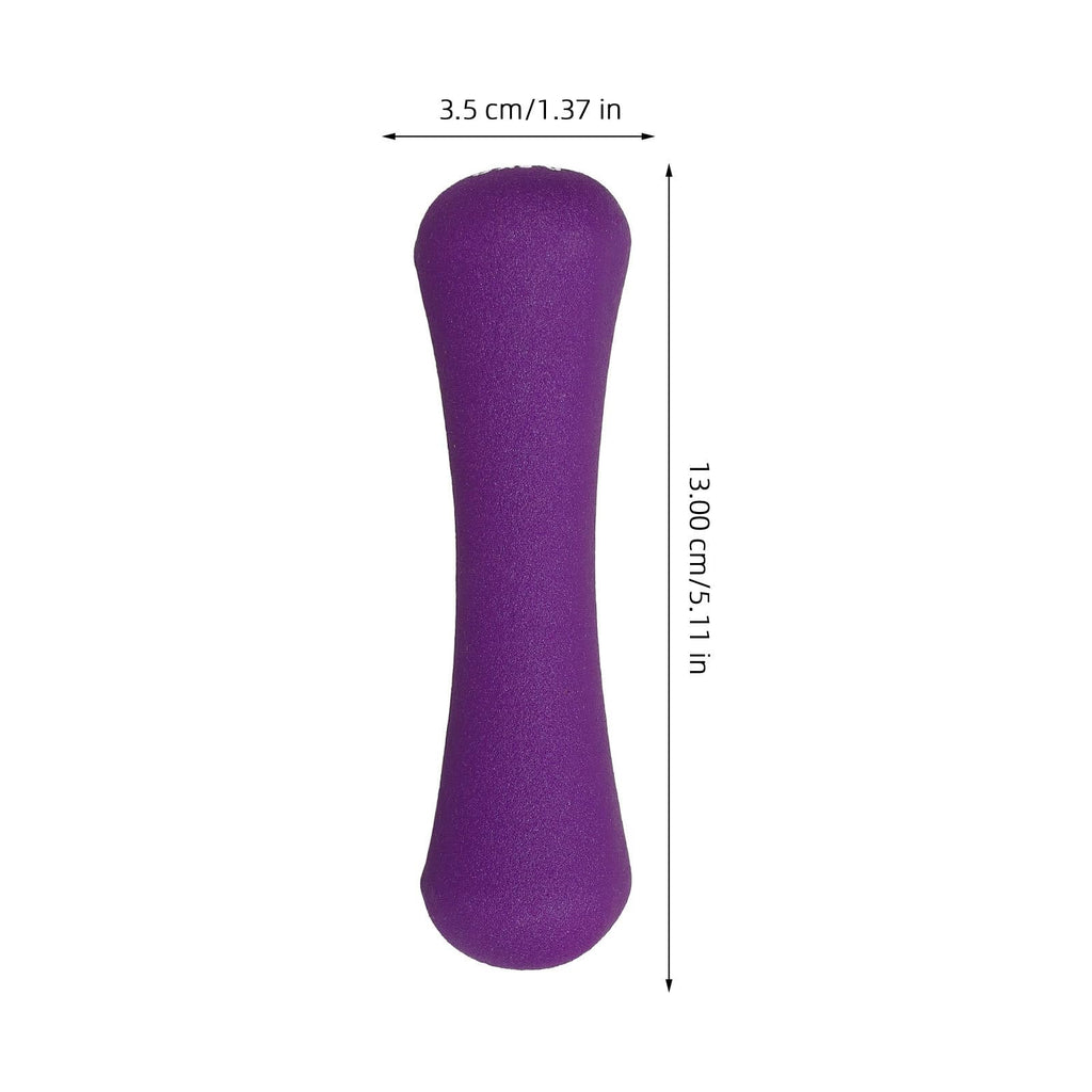 2pcs 0.5kg Purple Neoprene Coated Bone Shaped Dumbbells K480617