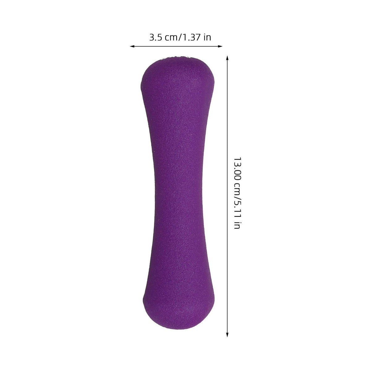 2pcs 0.5kg Purple Neoprene Coated Bone Shaped Dumbbells K480617