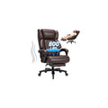Brown Heavy Duty Reclining Executive Office Chair with Footrest H872686