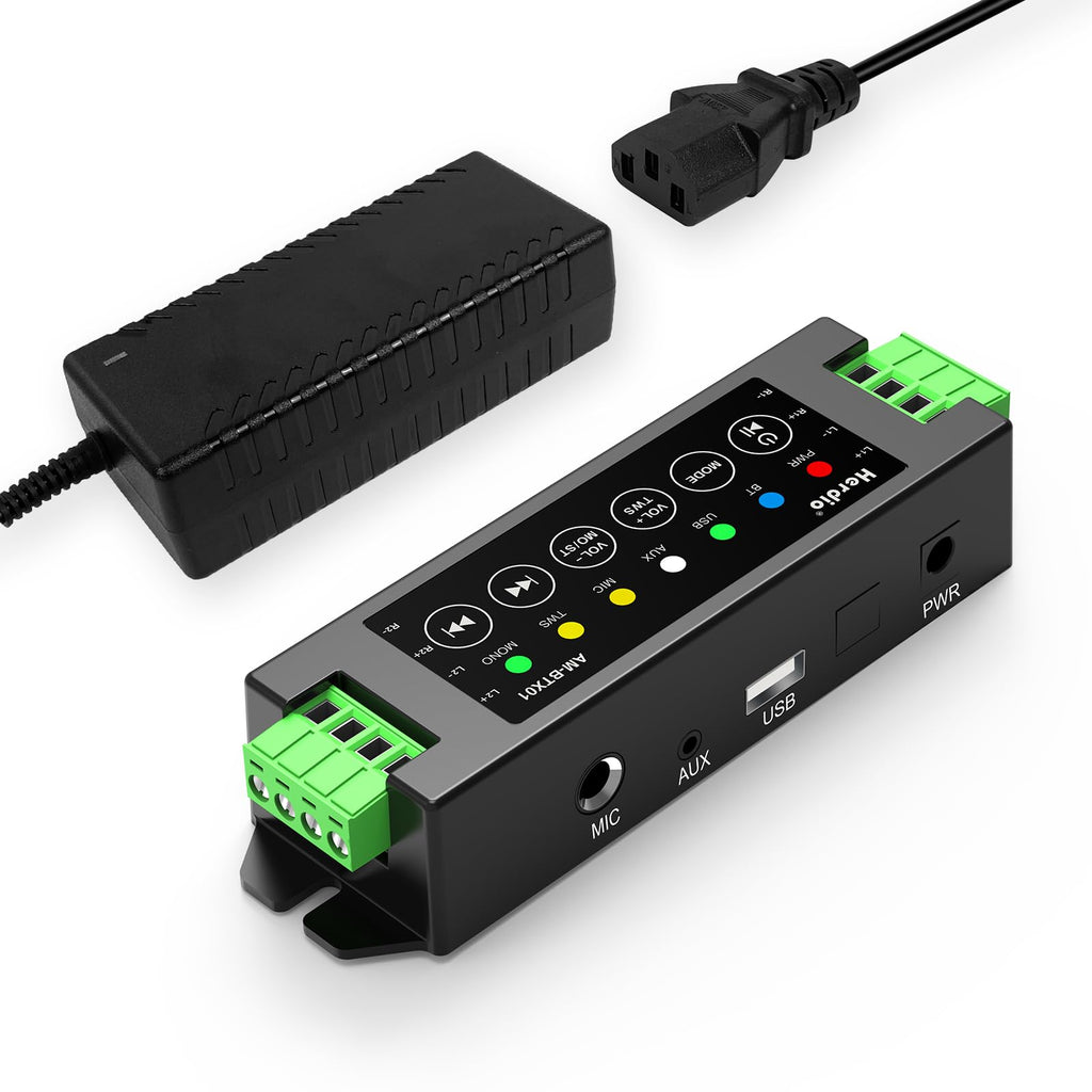 4-Channel Bluetooth Amplifier 200W with Power Supply O1601