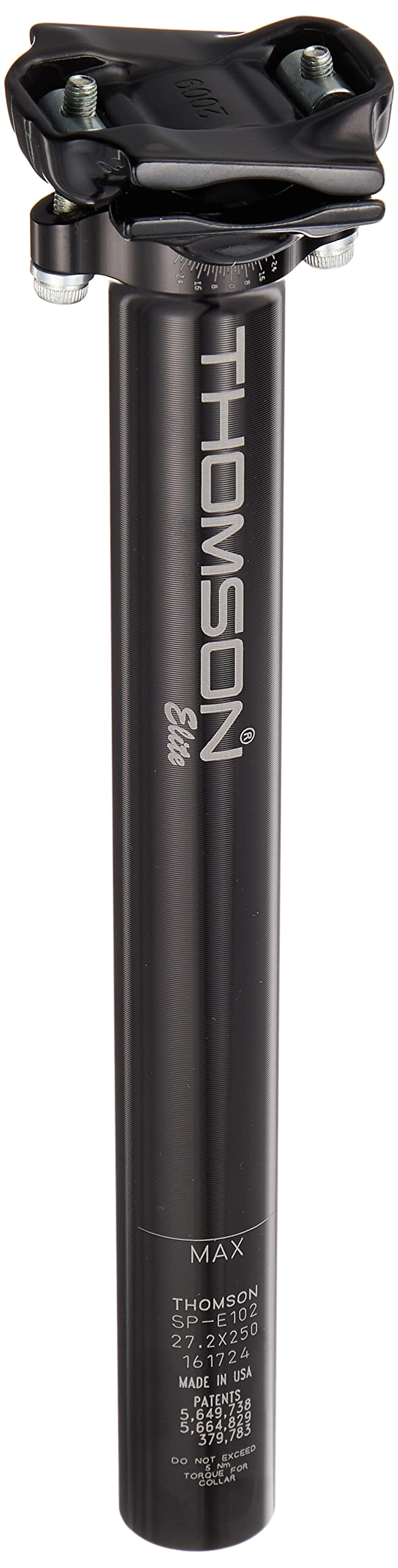 Black 27.0X410mm Bicycle Seatpost L95100