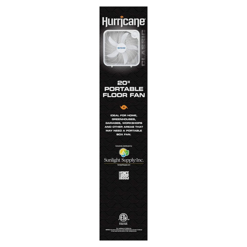 Black 3 Speed 20in Floor Box Fan O503360