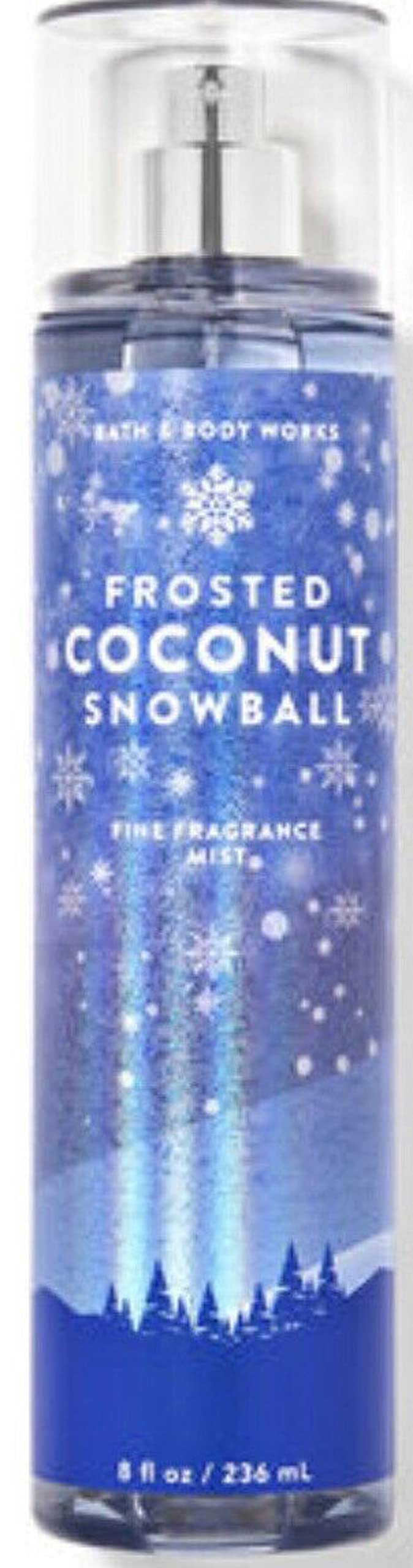Frosted Coconut Snowball Fine Fragrance Body Mist Spray 8 Fl Oz I8073