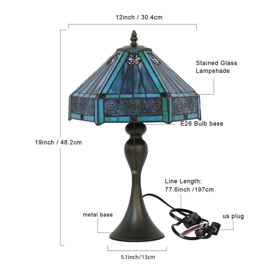 Stained Glass Table Lamp W4721