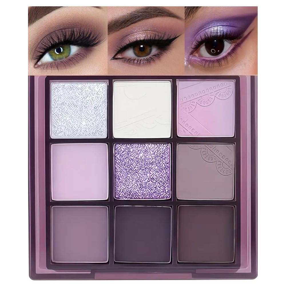 Taupe Eyeshadow Palette Set Matte Glitter Shimmer Natural Finish Y154686