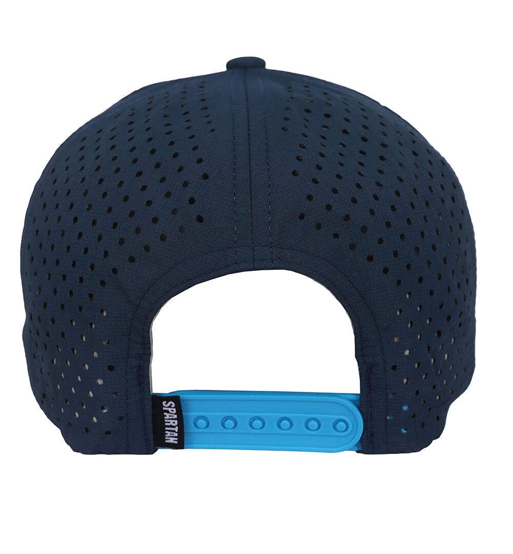 Navy Aqua Trucker Hat X7656