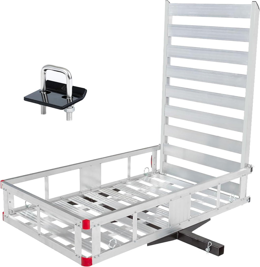 Aluminum Hitch Mount Wheelchair Carrier with 47" Ramp B7880