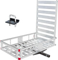 Aluminum Hitch Mount Wheelchair Carrier with 47" Ramp B7880