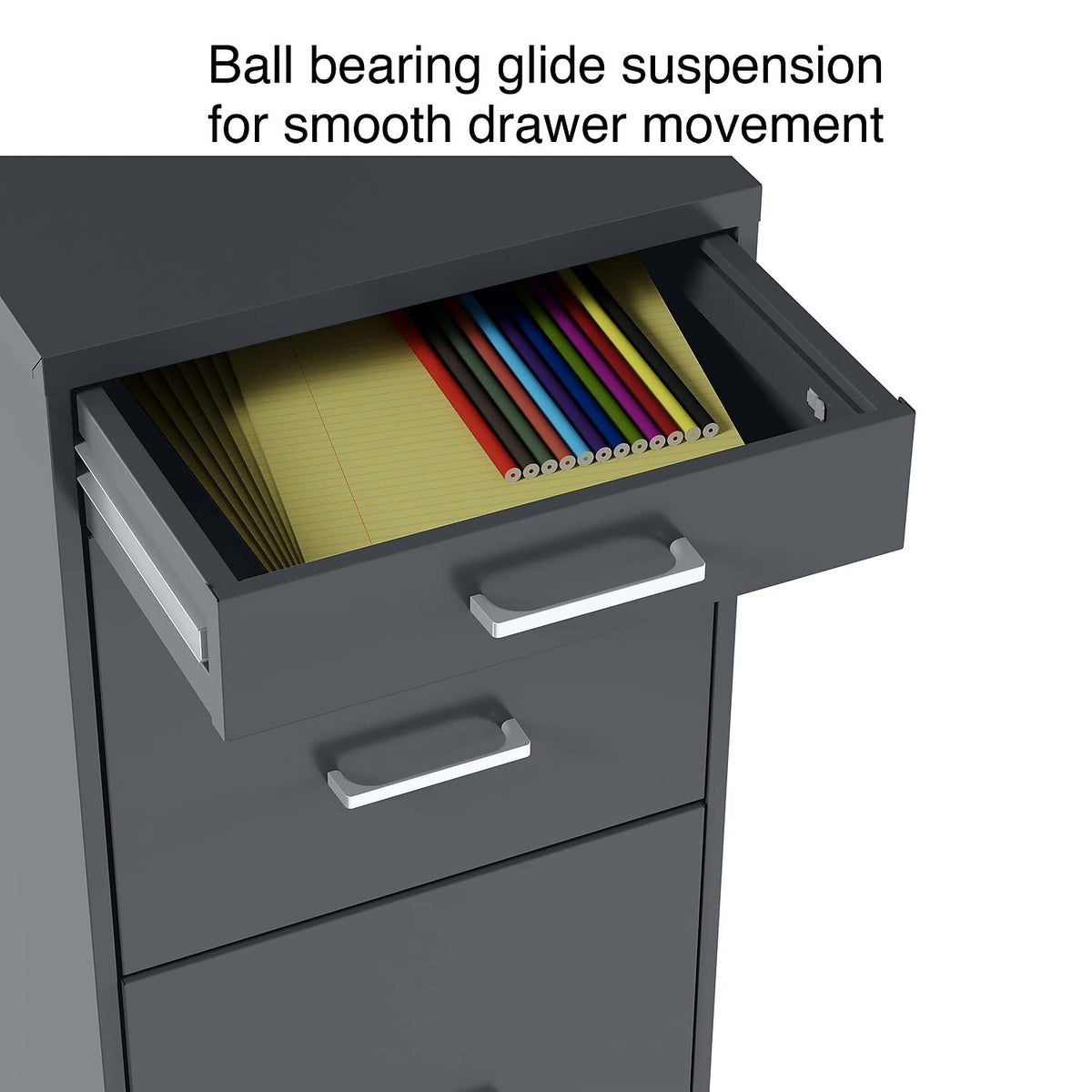 3 Drawer Letter Size Lockable File Cabinet K242