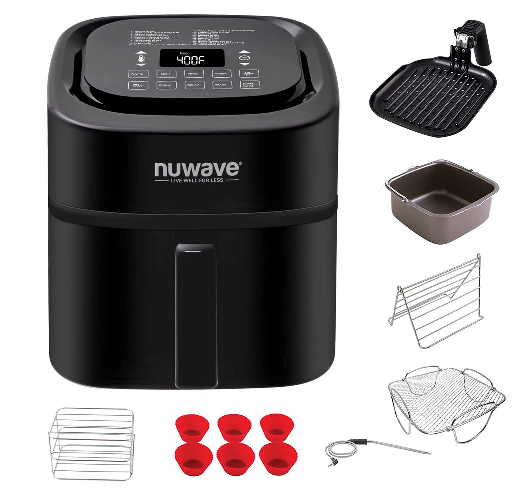 6-Quart Digital Air Fryer with Probe V38799