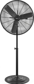 Industrial Pedestal Fan, 30 inch, 3 Speed, Adjustable Height, Metal O912144