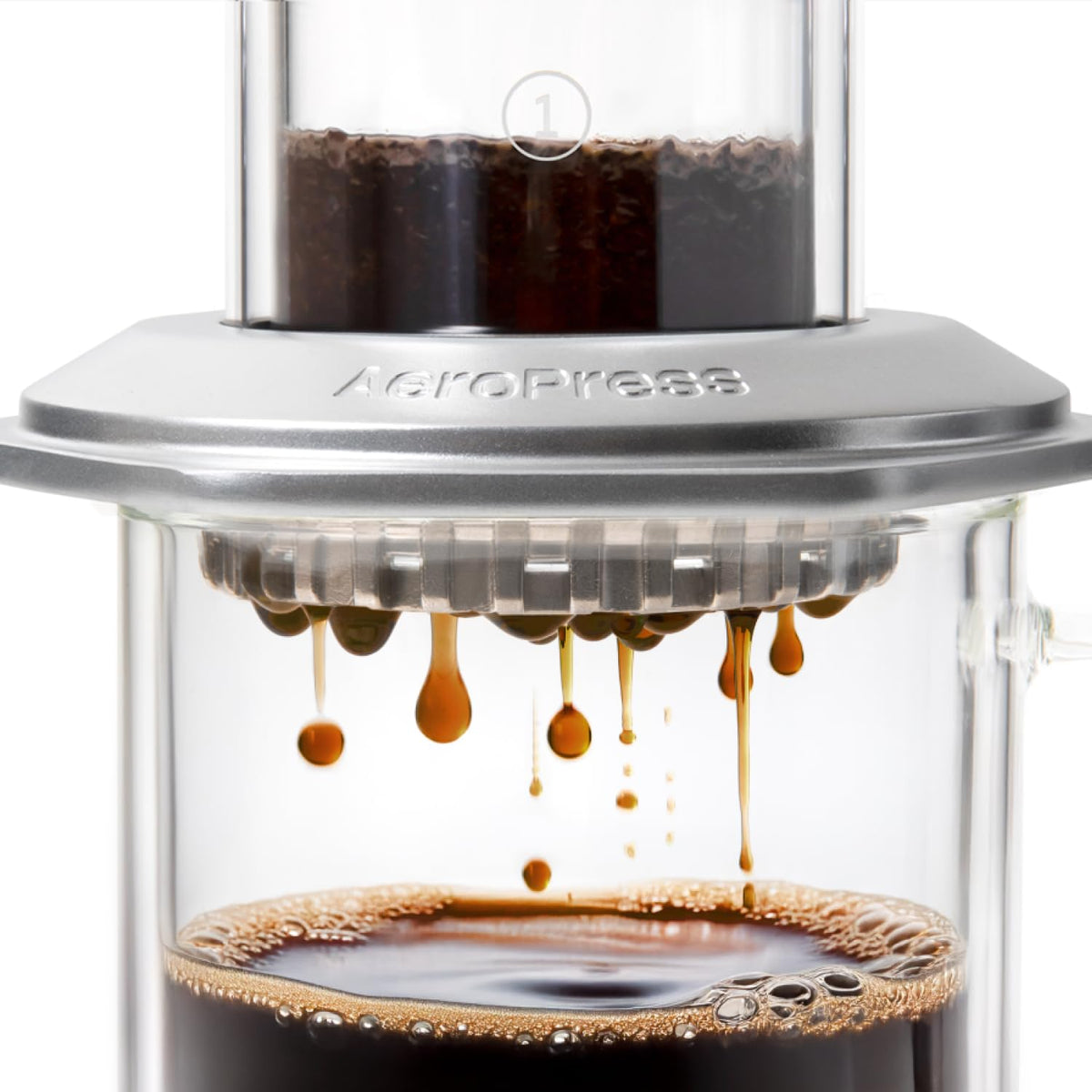 Premium Glass Stainless Steel Coffee Press I32635
