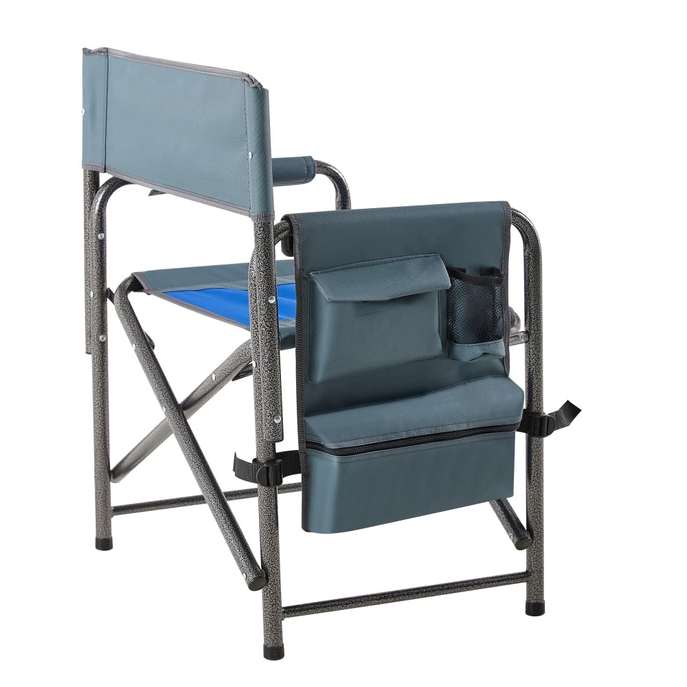Padded Folding Oversized Chair with Side Table and Storage Pockets K458961