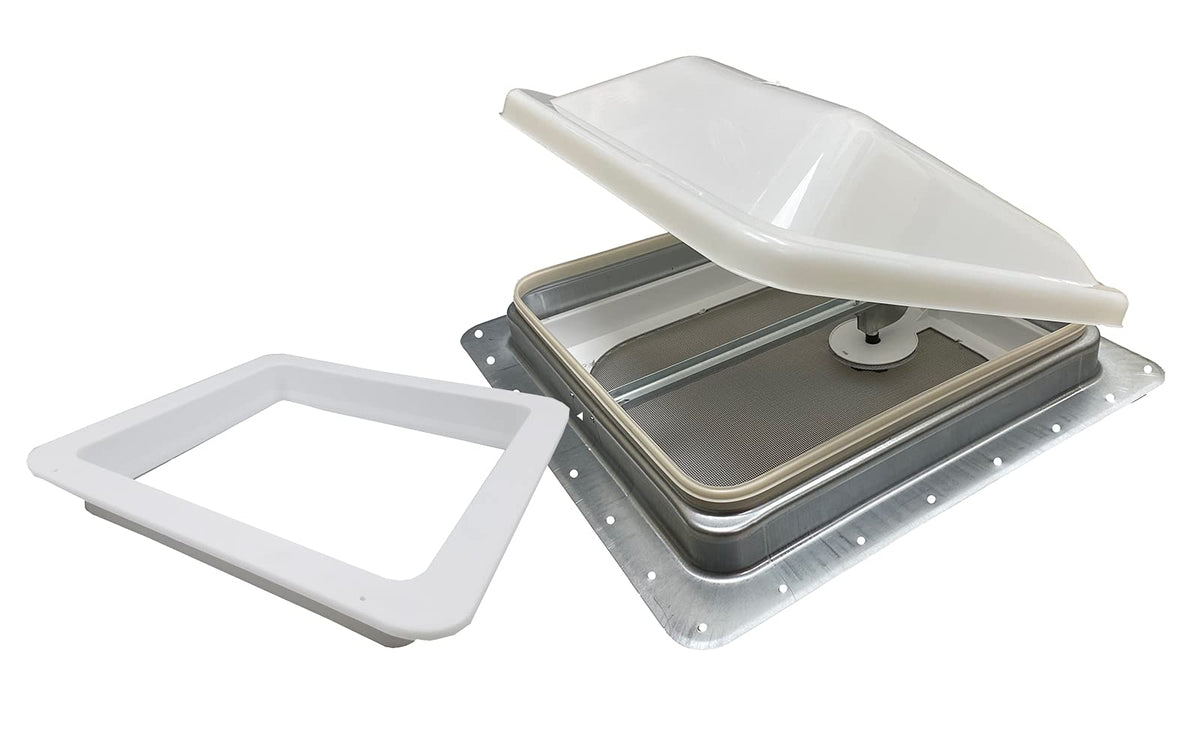 14" RV Roof Vent White Lid Non-Powered P659