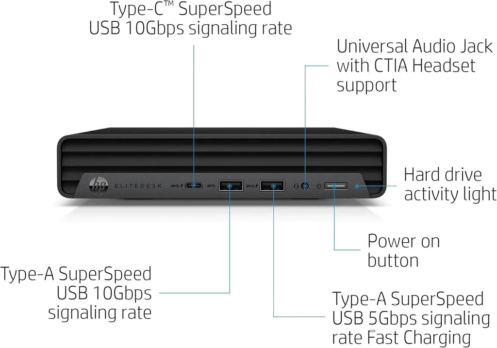 Mini Desktop PC, Intel Core i5-10500T, 16GB RAM, 256GB SSD E185