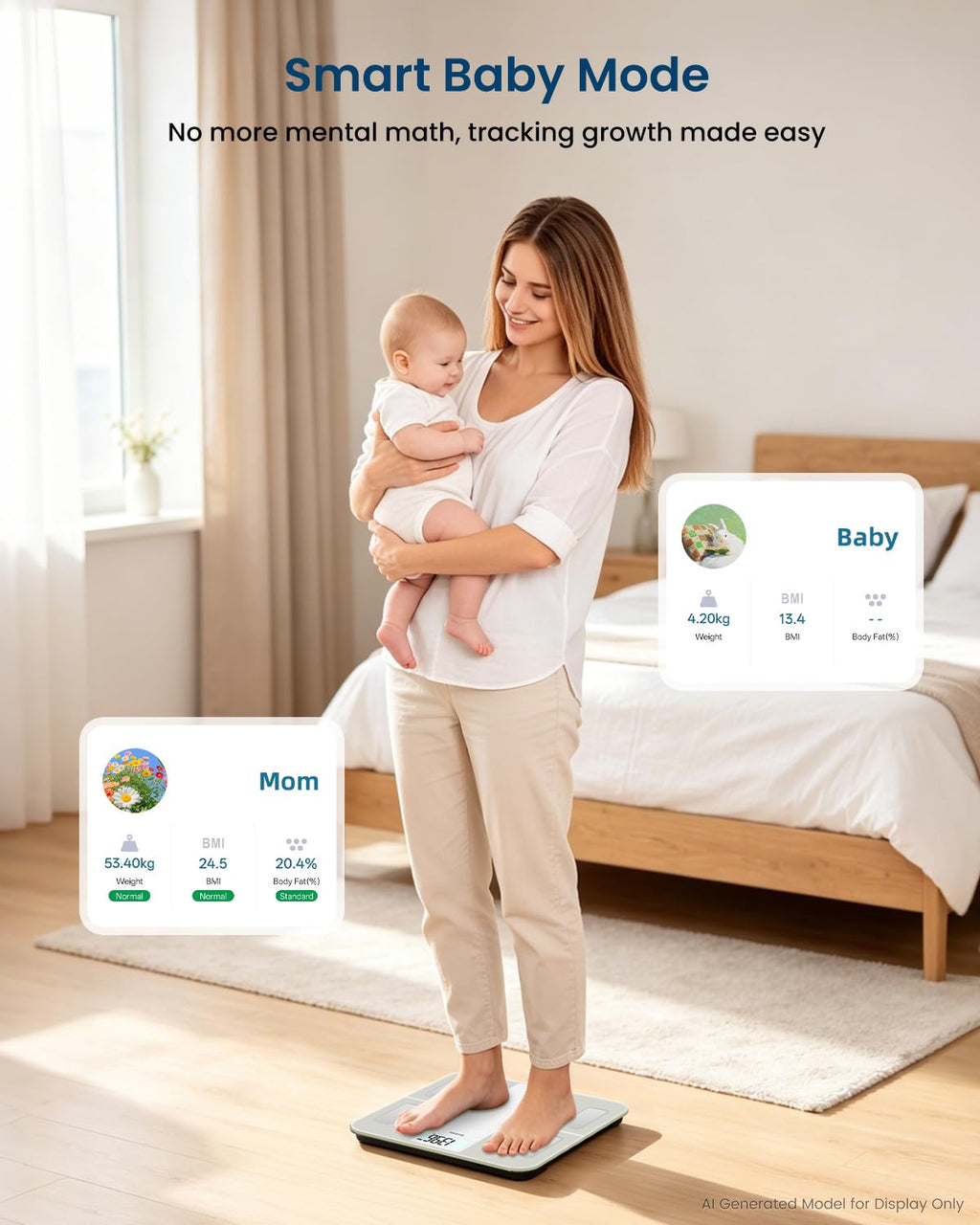 USB Rechargeable Digital Bathroom Scale G69383