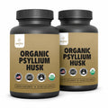 Organic Psyllium Husk Capsules 750 mg Fiber Supplement 250 Capsules Pack of 2 I293