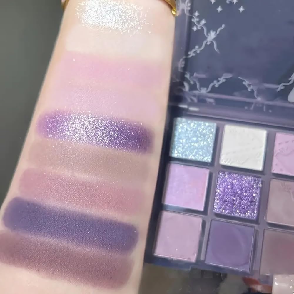 Taupe Eyeshadow Palette Set Matte Glitter Shimmer Natural Finish Y154686