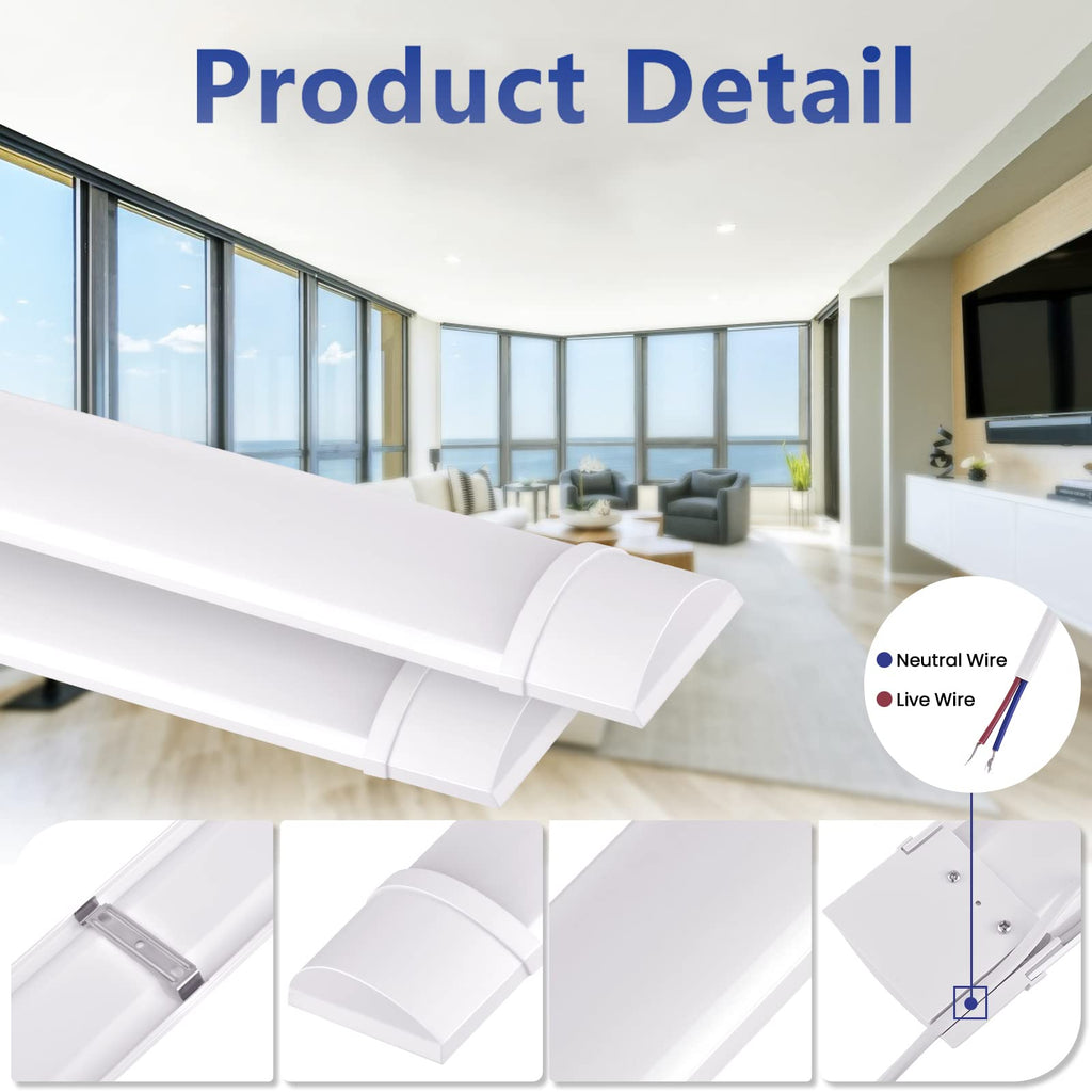 20W 2ft LED Tube Light 1500lm 3000K Neutral White X4165
