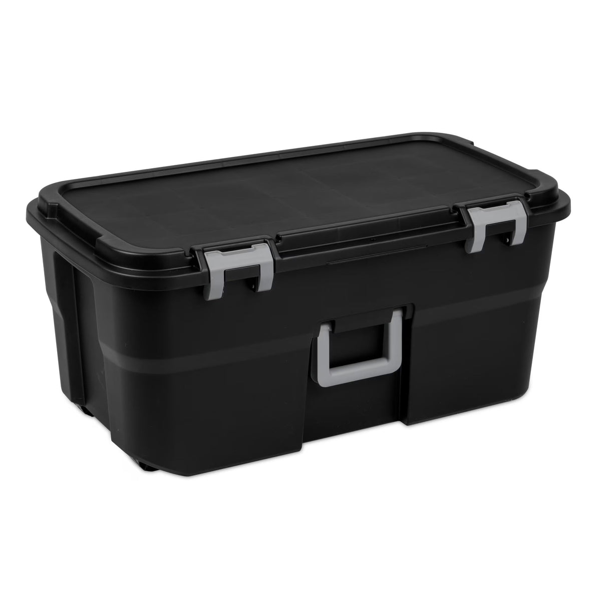 Storage Chest 22 Gal Heavy Duty Lockable Trunk with Wheels F646349