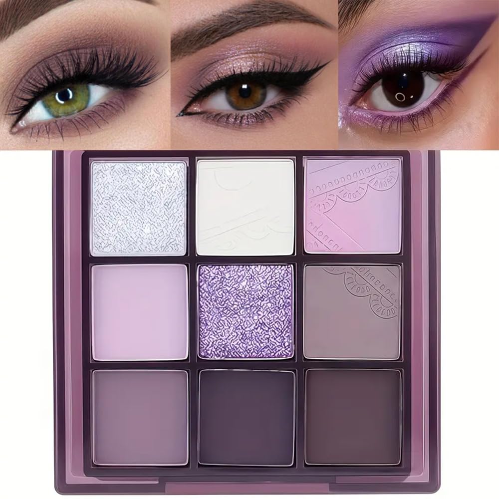 Taupe Eyeshadow Palette Set Matte Glitter Shimmer Natural Finish Y154686