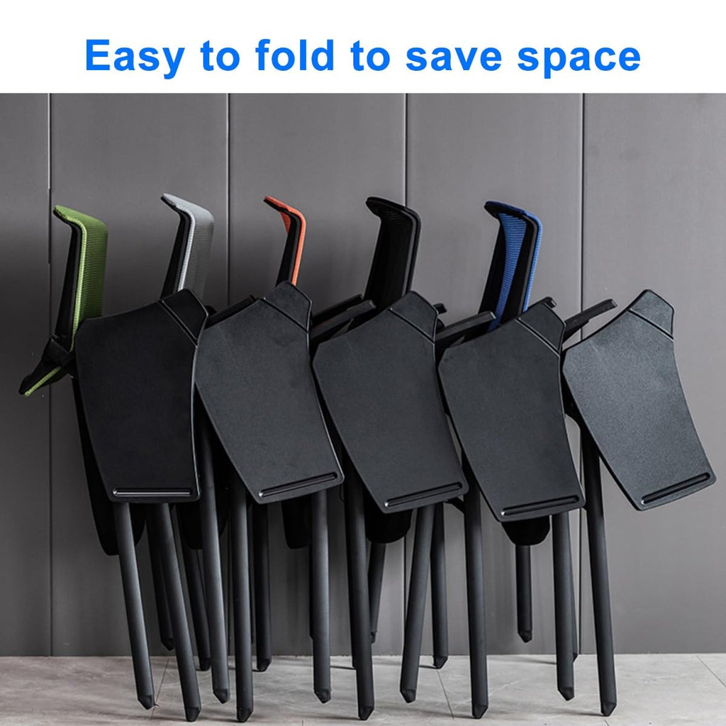 Foldable Mesh Office Chair with Writing Board C22569